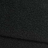 100% Polyester Fleece Fabric, 400 gsm, 165 cm — Black — photo 2