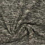 Black Marl Jersey Knit, Poly-Viscose — photo 2