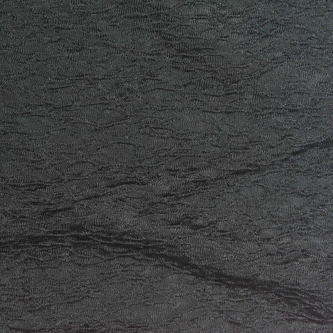 Jacquard Polyester Stretch Crepe Fabric, 250 gsm, 158 cm — Black