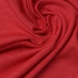 Viscose Stretch Jersey Knit Fabric, 168 gsm, 170 cm — Red — photo 2