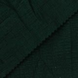 Jacquard Cotton Polyester Stretch Knit Fabric, 260 gsm, 160 cm — Green — photo 2