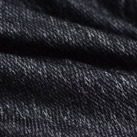 Dark Grey Marl Jersey Knit, Viscose-Poly, 168 gsm
