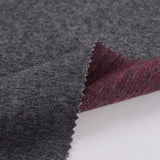 Dark Grey Marl Scuba Knit, Cotton-Poly — photo 2