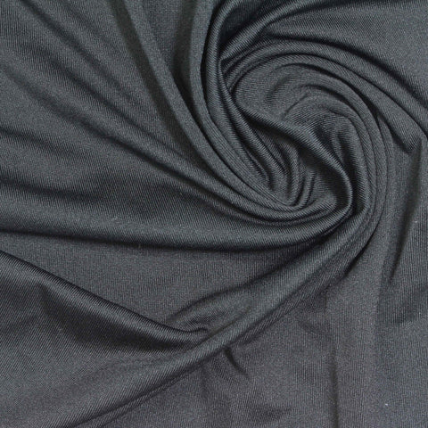 Polyester Stretch Milk Silk Knit Fabric, 140 gsm, 160 cm — Grey, ref EF-255213