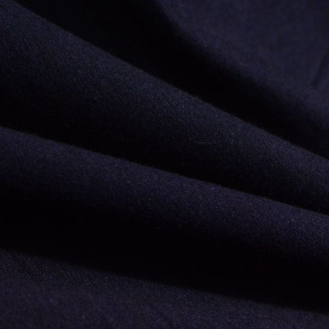 Cotton Polyester Stretch Denim Fabric, 270 gsm, 155 cm — Purple