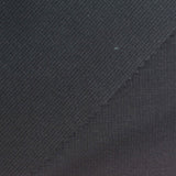 Polyester Cotton Stretch Rib Knit Fabric, 350 gsm, 115 cm — Black — photo 2