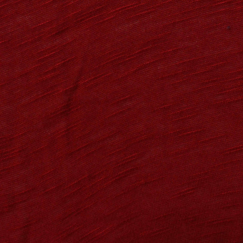 Slub 100% Viscose Jersey Knit Fabric, 124 gsm, 180 cm — Red