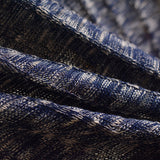 Navy Marl Chunky Knit, Polyester — photo 2