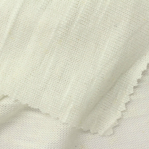 Slub Jersey Knit Fabric, 171 gsm — White