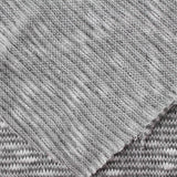 Black Heathered-Marl Chunky Knit, Poly-Cotton — photo 2