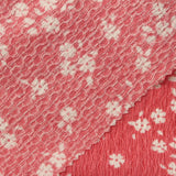 White Floral Crepe, Polyester — photo 2