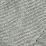 Heather Grey Marl Rib Knit, Viscose — photo 2