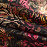 Pink Roses Jacquard, Poly-Cotton — photo 2