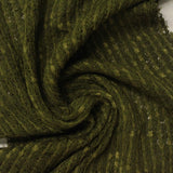 Dark Green Heathered-Marl Chunky Knit, Poly-Cotton — photo 2