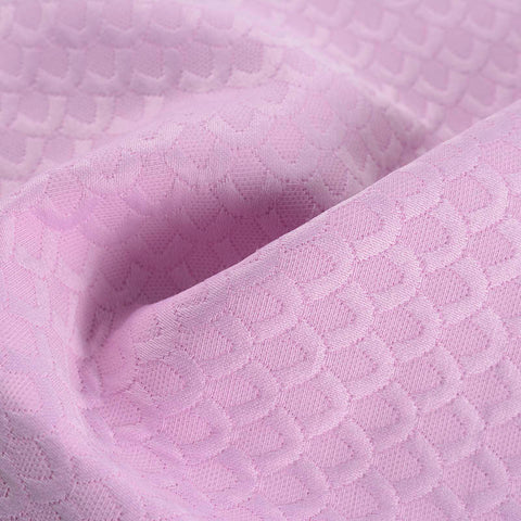 Light Purple Tone-on-Tone Jacquard, Cotton-Poly