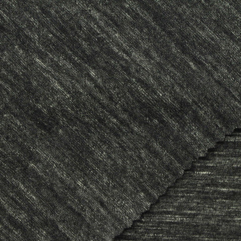 Dark Grey Marl Jersey Knit, Cotton-Poly, 200 gsm, ref EF-6967