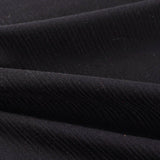 Polyester Stretch Knit Fabric, 340 gsm, 155 cm — Black — photo 2