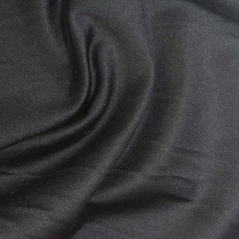 Polyester Cotton Stretch Scuba Knit Fabric, 230 gsm, 164 cm — Grey