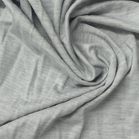 Light Grey Heather Jersey Knit, Polyester