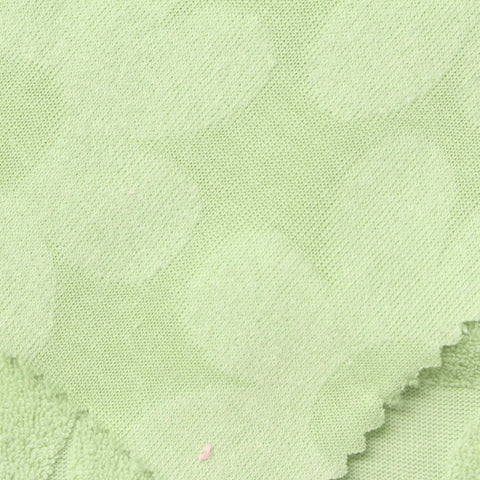 Green Tone-on-Tone Jacquard, Cotton-Poly