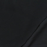 Nylon Stretch Jersey Knit Fabric, 220 gsm, 180 cm — Black — photo 2