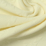 Pale Yellow Tone-on-Tone Jacquard, Polyester — photo 2