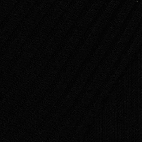 Viscose Polyester Chunky Knit Fabric, 195 gsm, 160 cm — Black