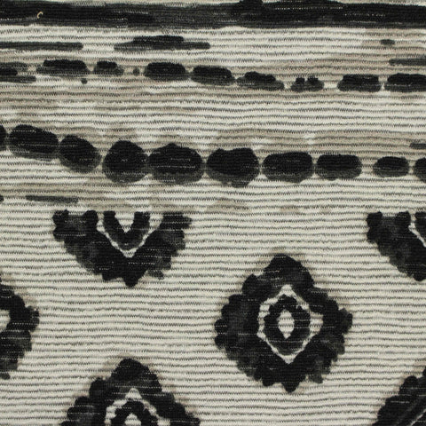 Black Abstract Jacquard, Polyester, 150 gsm