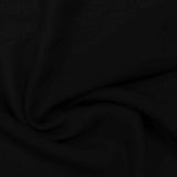 100% Polyester Woven Fabric, 105 gsm, 145 cm — Black — photo 2