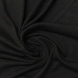 Viscose Cotton Jersey Knit Fabric, 145 gsm — Black — photo 2