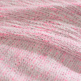Pink Marl Chunky Knit, Poly-Cotton — photo 2