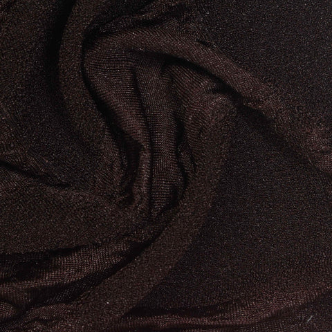 Jacquard Polyester Stretch Knit Fabric, 250 gsm, 160 cm — Brown