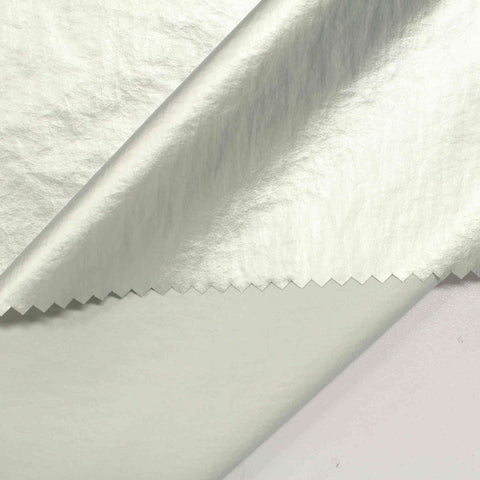 100% Nylon Plissé Fabric, 146 cm — Grey, ref EF-203897