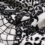 Black Leopard Ponte Knit, Viscose-Nylon — photo 2