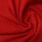 Cotton Polyester Rib Knit Fabric, 213 gsm, 180 cm — Red — photo 2