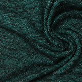 Dark Teal Marl Chunky Knit, Poly-Viscose — photo 2