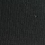 Cotton Stretch Rib Knit Fabric, 190 gsm, 100 cm — Black — photo 2
