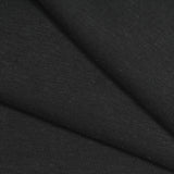 Polyester Cotton Stretch Knit Fabric, 386 gsm, 180 cm — Black — photo 2