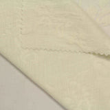 Cream Floral Interlock Knit, Cotton-Poly — photo 2