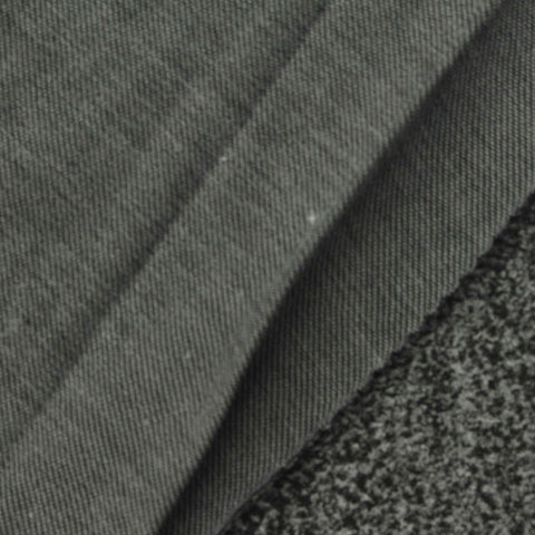 Dark Grey Marl French Terry, Polyester, 230 gsm, 155 cm