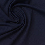 Jacquard Nylon Stretch Mesh Fabric, 170 gsm, 160 cm — Navy — photo 2