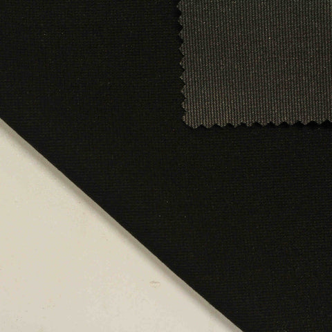 Dark Grey Marl Ponte Knit, Polyester, 255 gsm
