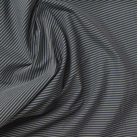 White Horizontal-Stripe Woven, Nylon