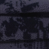 Dark Navy Abstract Knit, Polyester — photo 2