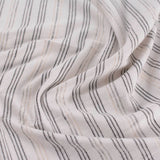 Dark Grey Vertical-Stripe Knit, Viscose — photo 2