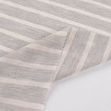 Grey Horizontal-Stripe Knit, Polyester — photo 2