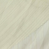 White Vertical-Stripe Chiffon, Polyester — photo 2