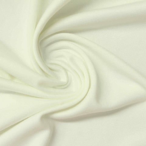 Brushed Polyester Stretch Milk Silk Knit Fabric, 220 gsm, 160 cm — Beige