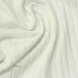 Jacquard Cotton Stretch Rib Knit Fabric, 220 gsm, 140 cm — Beige — photo 2