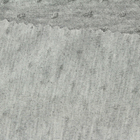 Grey Textured-Dot Jacquard, Polyester, 240 gsm